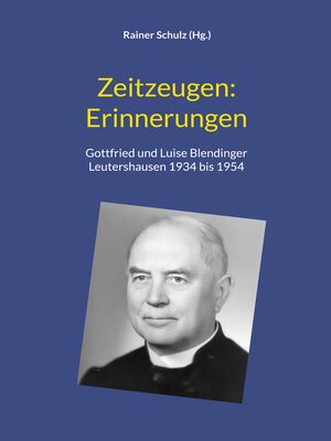 cover image of Zeitzeugen--Erinnerungen